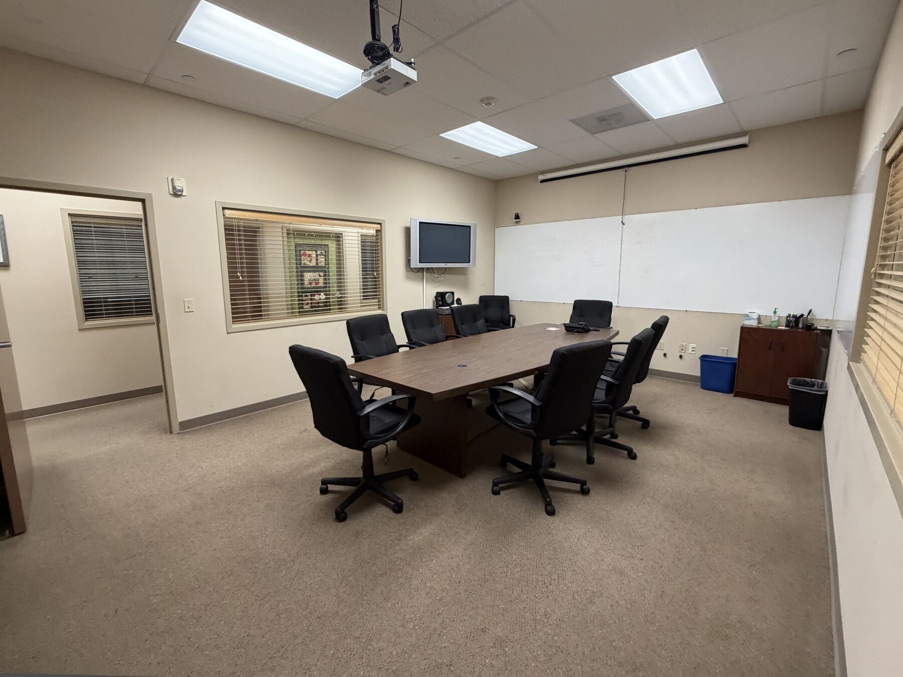The 317 SF conference room with seating for ten
