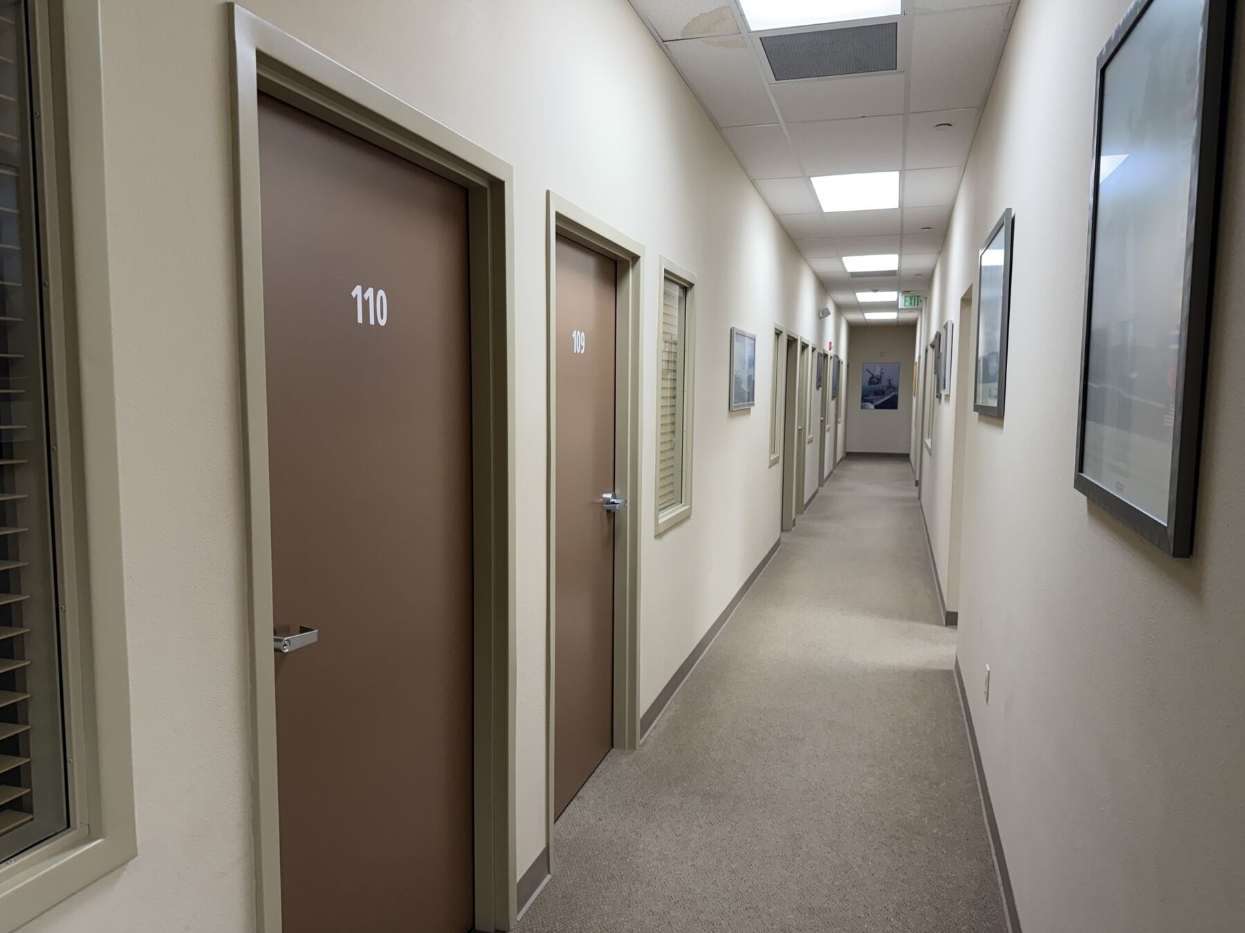 Office corridor