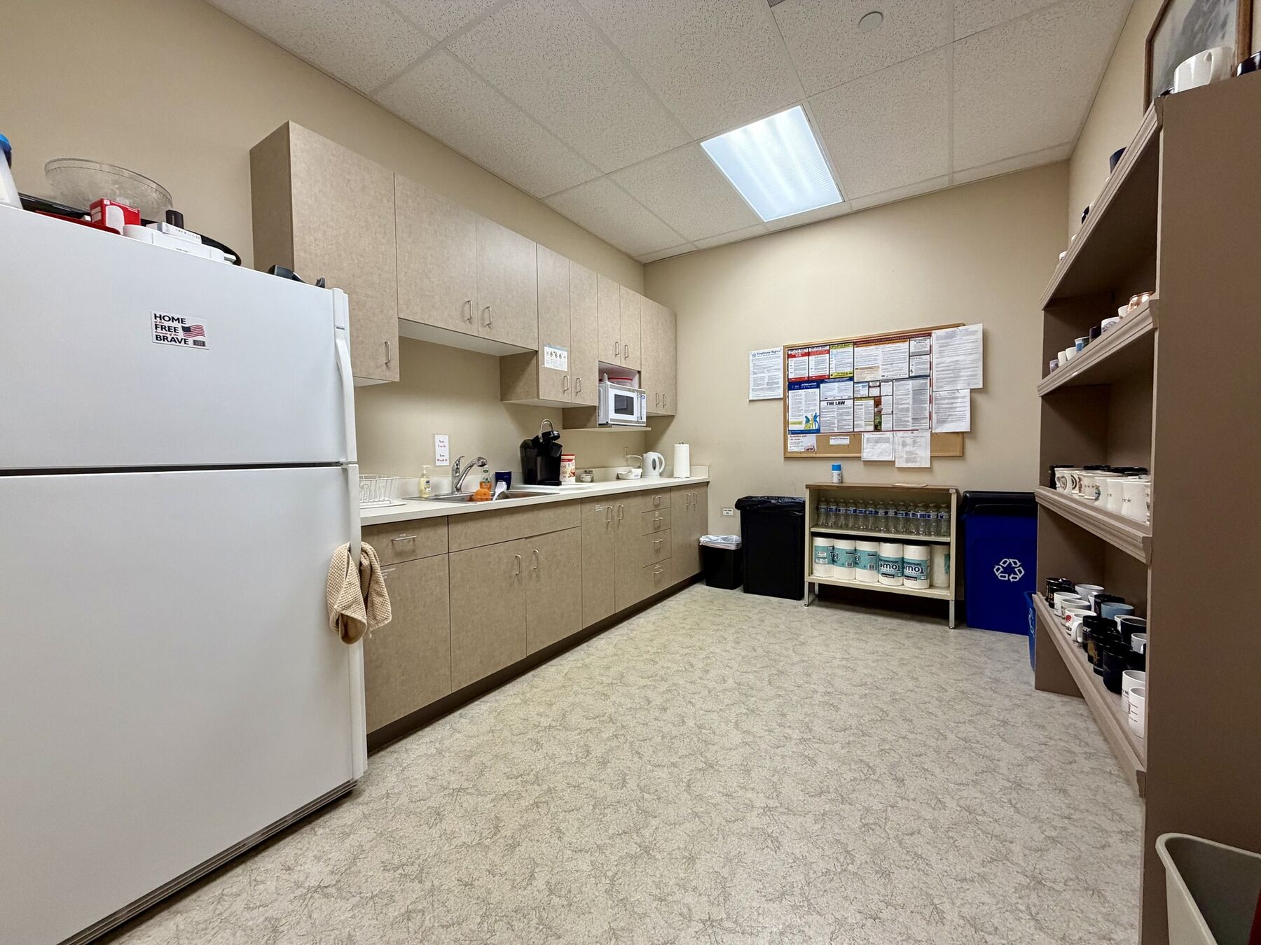 Kitchen and break room