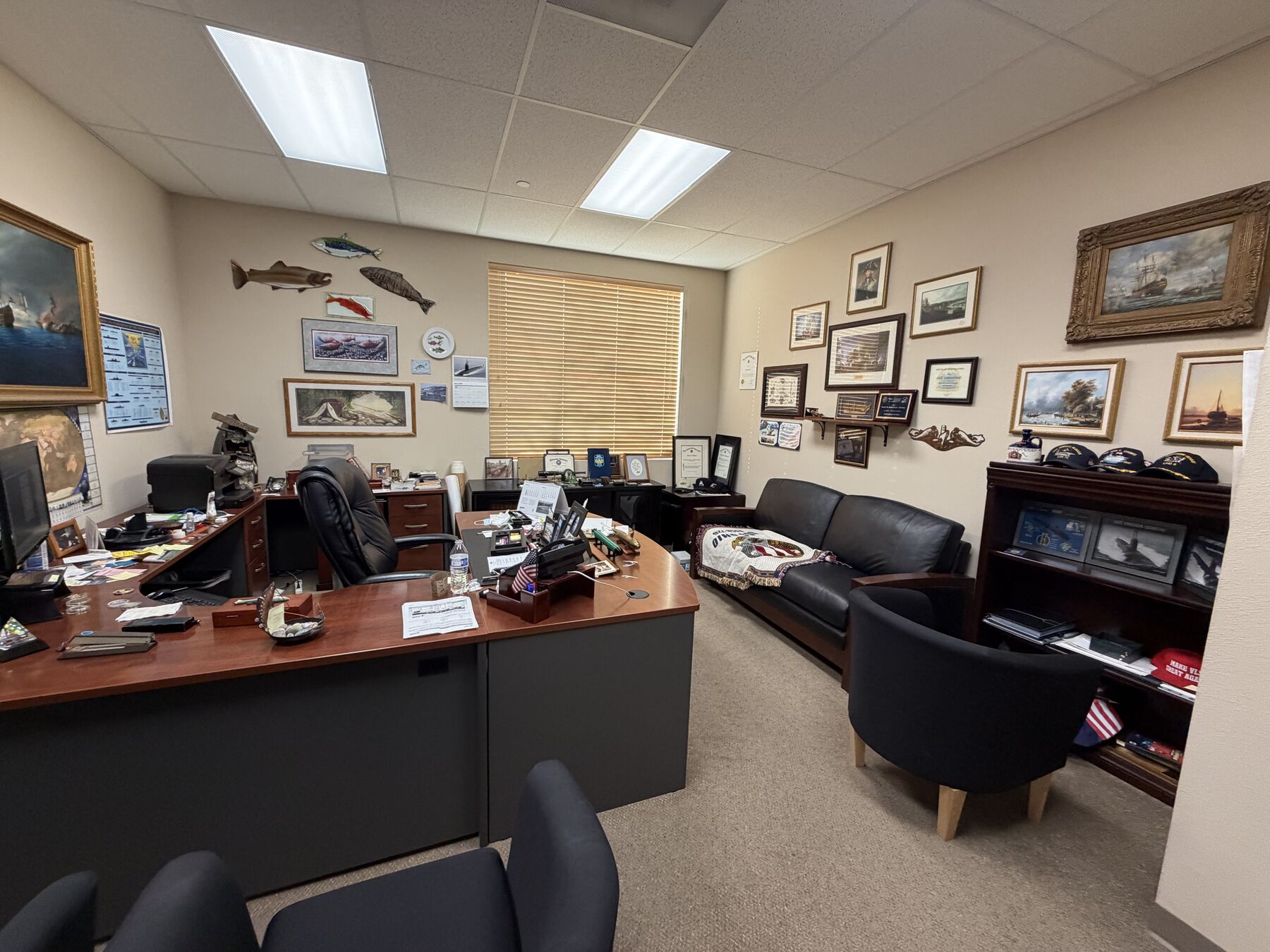 Private second-floor office